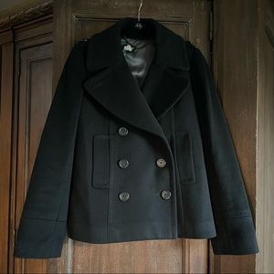 J. Crew Double Breasted Wool Thinsulate Peacoat
